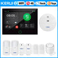 Consegna veloce KERUI Tuya WiFi + 4G Set di sistemi di allarme domestico con touch screen da 7 pollici dal magazzino ES Protezione di sicurezza dell'allarme G70