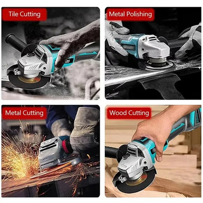 Smerigliatrice Angolare Makita DGA404 125mm 2026 Resistente a Polvere e Acqua per Taglio Metallo e Calcestruzzo, Utensile Elettrico a Batteria 18V