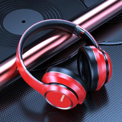 Lenovo HD200 Auricolari Bluetooth Over-ear Cuffie wireless pieghevoli per computer Cancellazione del rumore Cuffie da gioco stereo HIFI