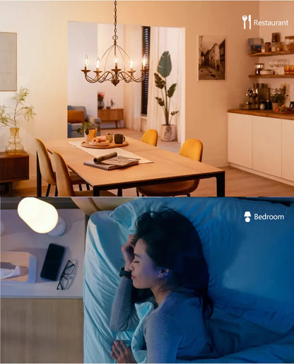 Philips Master Vetro LED Candela Lustro E14 E27 Lampadina Filamento B35 P45 A60 Lampada trasparente DimTone Dimimmable Luce bianca calda per interni