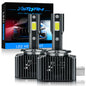 Fari LED XSTORM D1S Canbus 60000LM 300W D2S D3S D4S per Auto con Ventola, Lampade Turbo Auto 6000K 12V 36V Plug&Play