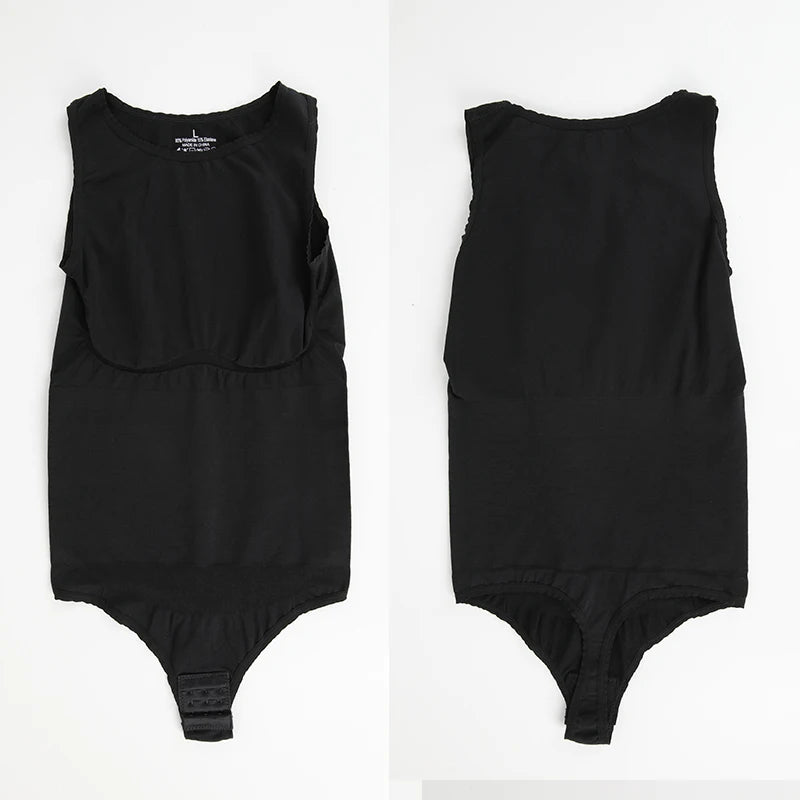 Perizoma Body per donna Tummy Control Shapewear Top Racerback Nuovo Body Modellante Collo alto Tuta Tuta