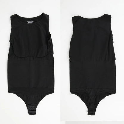 Perizoma Body per donna Tummy Control Shapewear Top Racerback Nuovo Body Modellante Collo alto Tuta Tuta