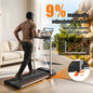 Treadmill domestico KeHot con APP Bluetooth, macchina da corsa pieghevole 1-12 Km/h, compatibile con EQISport/Zwift/Kinomap, display LED, inclinazione regolabile, capacità 125 kg, tapis roulant compatto per cardio.