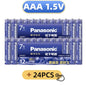 Batterie alcaline Panasonic AA/AAA da 1,5 V, adatte per fotocamere digitali, torce elettriche, lettori CD, mouse wireless, ecc.