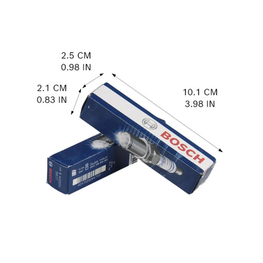 4 candele Bosch a doppio iridio HR8NII332X per FORD Mondeo Mk4 Saloon, per MAZDA 3 Hatchback (BK/BL) e 6 Saloon (GG)/Hatchback
