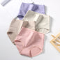 4PCS Mutandine da donna a vita alta Body Shaper Biancheria intima Mutande di cotone traspirante Plus Size M-5XL Slip dimagranti slip femminili
