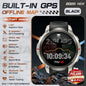 2026 NUOVO Smartwatch con Mappe Offline per Uomo, Display AMOLED HD da 1,43 Pollici, GPS Esterno Integrato, Bussola, Altimetro, Impermeabile 5ATM, Orologio Sportivo per Nuoto, Ciclismo e Corsa