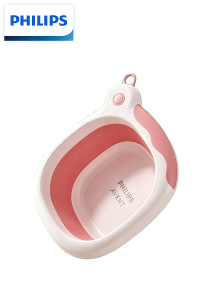 Philips Avent Vaschetta Pieghevole Antibatterica per il Bagnetto del Bambino 4,5L Vaschetta Portatile Resistente alle Cadute per il Bagnetto dei Neonati