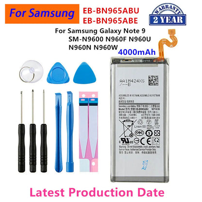 Batteria EB-BN970ABU BN920ABE BN965ABU BN920 BN950 per Samsung Galaxy Note X 5G/Note 10 Lite/Note 9 8 7 Note FE/Note 5