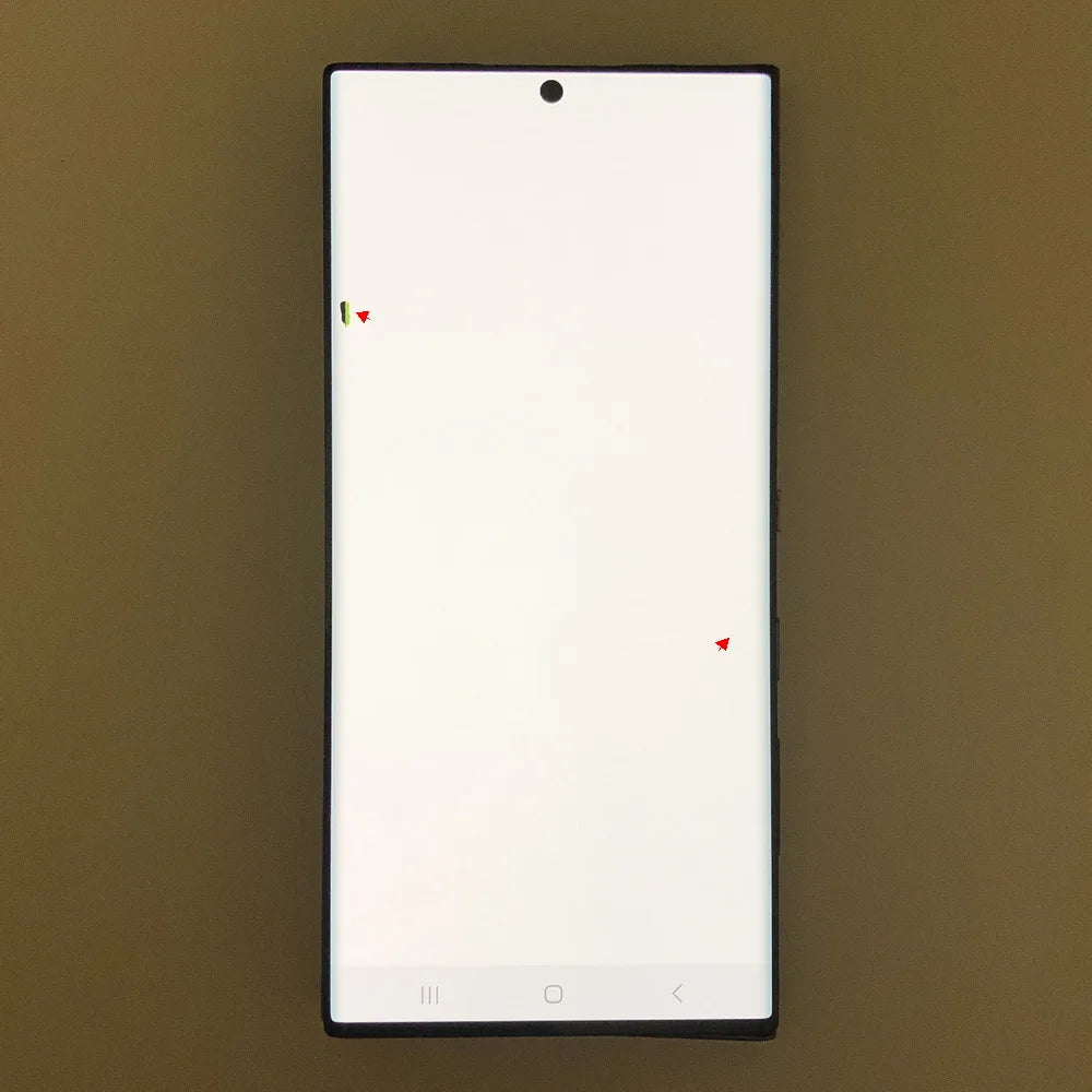 Display Super AMOLED per Samsung Galaxy S22 Ultra LCD SM-S908 S908U S908E, Schermo Touch Digitizer di Ricambio con Difetti