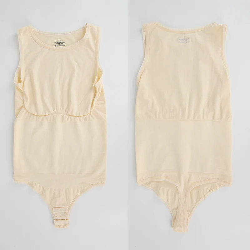 Perizoma Body per donna Tummy Control Shapewear Top Racerback Nuovo Body Modellante Collo alto Tuta Tuta