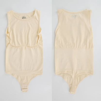 Perizoma Body per donna Tummy Control Shapewear Top Racerback Nuovo Body Modellante Collo alto Tuta Tuta