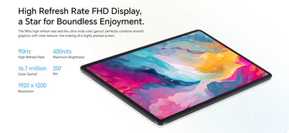 HONOR Pad X8a, Tablet Versione EU, Schermo da 11 Pollici ad Alto Refresh Rate con Protezione Occhi, Batteria da 8300mAh, Quattro Altoparlanti, Design Sottile in Metallo, Tablet Android HONOR