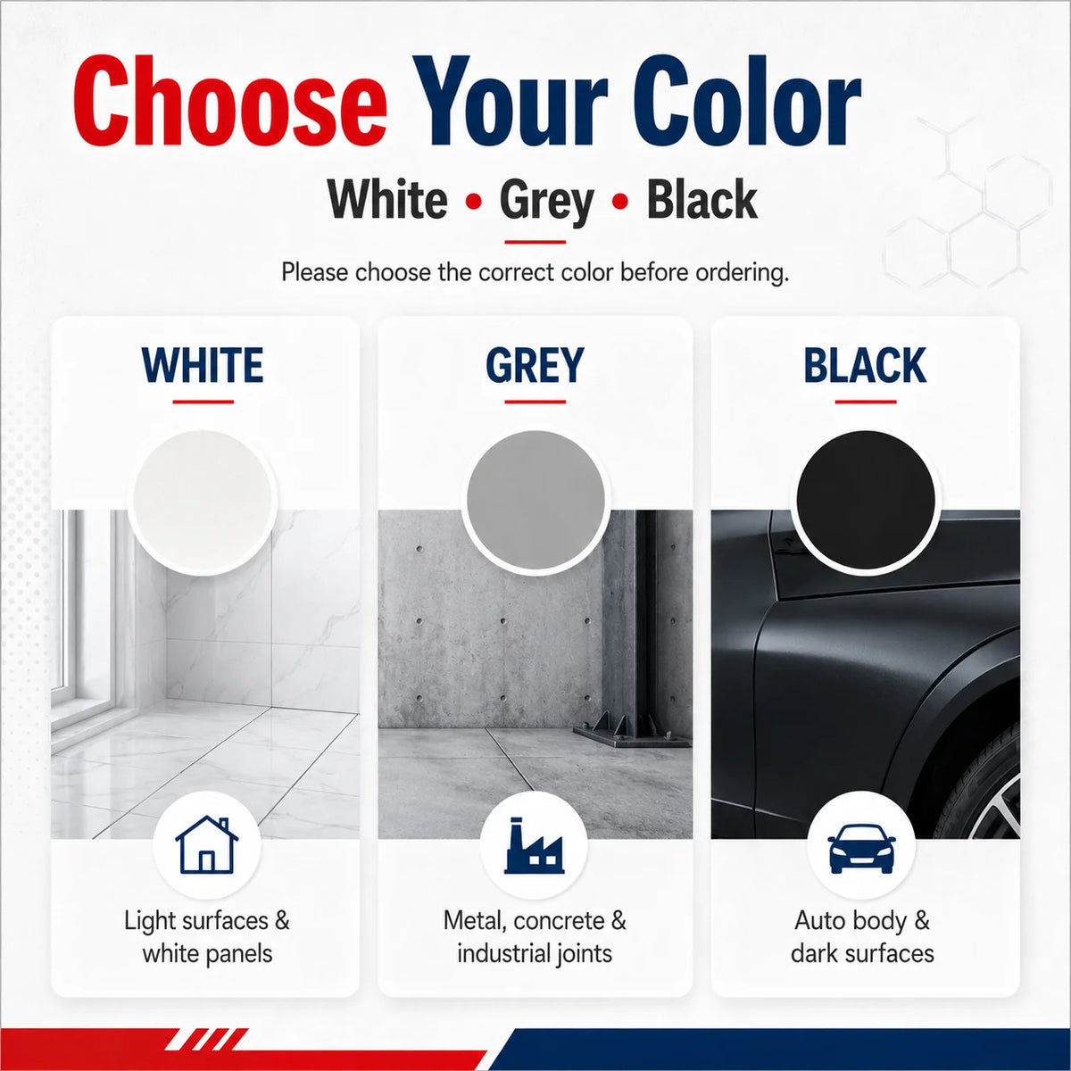 Adesivo Strutturale Poliuretanico PU Originale Wurth Bond+Seal 1K Bianco Grigio Nero per Auto Metallo Legno Calcestruzzo