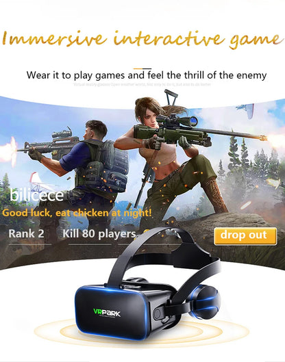 Visore per Realtà Virtuale VR, Occhiali 3D, Casco per Smartphone, Lenti, Dispositivi, Visore per Giochi su Cellulare