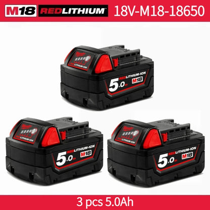 Nuova Batteria Milwaukee M18 8.0Ah ad Alta Potenza 18V Ricaricabile agli Ioni di Litio per Utensili Elettrici Cordless Milwaukee M18 Batteria 8Ah