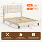 Struttura letto imbottita 140×200 cm, 160×200 cm, letto matrimoniale, stile moderno in velluto, ideale per la camera da letto.