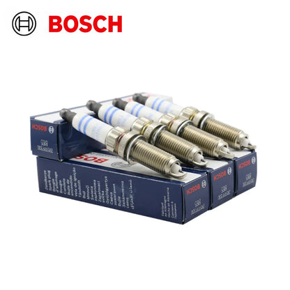 4 pz. Candele Bosch Double Platinum ZR5TPP330 per BMW 228i 320i 328i 420i 428i 528i 550i 650i X1 X3 X4 X5 X6【OE：12120039664】