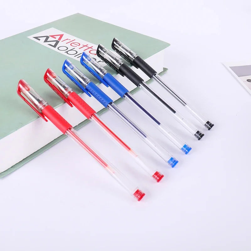 20/50 pezzi Penne gel Set Nero Blu Rosso Ricarica Gel Forniture scolastiche e per ufficio Cancelleria accessori kawaii cancelleria penne carine