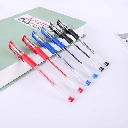 20/50 pezzi Penne gel Set Nero Blu Rosso Ricarica Gel Forniture scolastiche e per ufficio Cancelleria accessori kawaii cancelleria penne carine