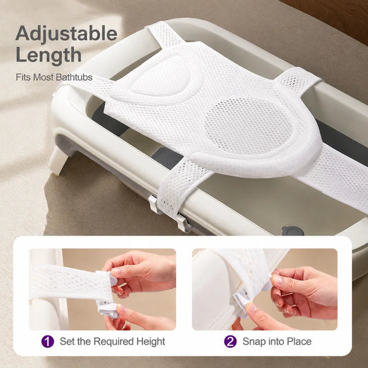 Rete di supporto per il bagnetto Philips Avent, protezione della colonna vertebrale, traspirante, ad asciugatura rapida, antiscivolo, adatta alla maggior parte delle vasche da bagno, per neonati a partire da 0 mesi.