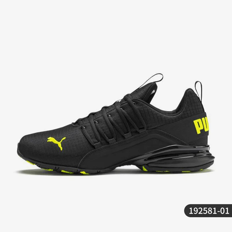 Scarpe casual da uomo Puma Axelion autentiche in mesh traspirante e ammortizzante 192581-01