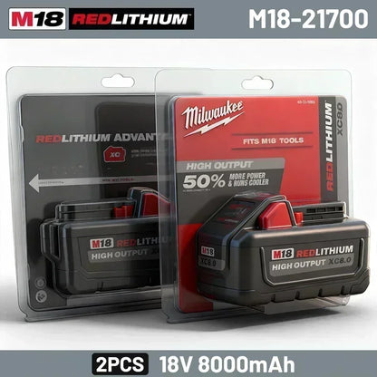 Batteria agli ioni di litio Milwaukee M18 18V 6.0Ah 12.0Ah ad alta potenza, 100% originale, per utensili elettrici a batteria 48-11-1850 48-11-1815
