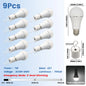 Lampadina LED ricaricabile E27 7W 1500mAh 220V 110V Lampadina di emergenza per alimentazione domestica Lampada da giardino per portico da campeggio in guasto all'aperto