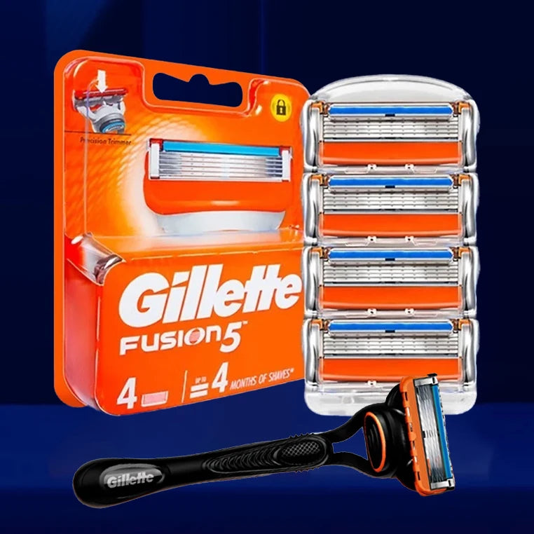 Lame di ricambio Gillette Fusion 5 lame di rasoio per rasoi bagnati da uomo