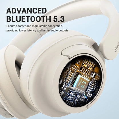 Oneodio EKSA V16 Cuffie wireless Bluetooth 5.3 Cuffie over-ear con microfono Modalità bass/pop Cuffie Hi-res HiFi cablate APP 90 ore