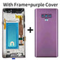 Nuovo LCD per Samsung Note9, Display Touch Screen Digitizer Assembly per Samsung Note 9 N960F N960U N9600 con Cornice LCD