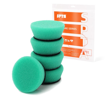 SPTA Set di 5 Spugne per Lucidatura da 1,3"(32mm) e 2"(50mm), Diverse Durezze, per Dettagli e Piccole Aree