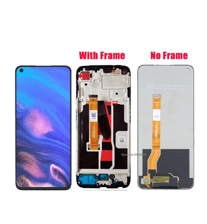 Display LCD originale da 6,6" per Realme Q3s, schermo touch screen digitalizzatore di ricambio per OPPO Realme Q3s / Q3t, gruppo schermo LCD per telefono.
