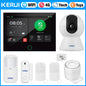 Consegna veloce KERUI Tuya WiFi + 4G Set di sistemi di allarme domestico con touch screen da 7 pollici dal magazzino ES Protezione di sicurezza dell'allarme G70