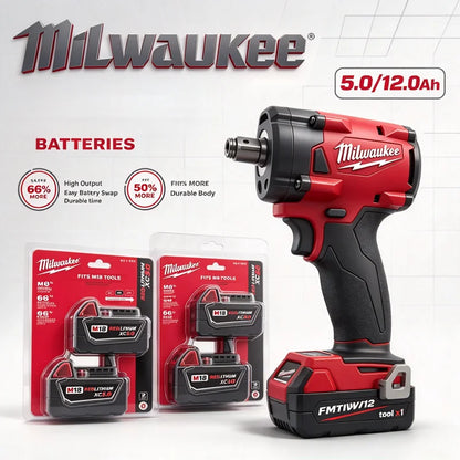 Batteria agli ioni di litio Milwaukee M18 18V 6.0Ah 12.0Ah ad alta potenza, 100% originale, per utensili elettrici a batteria 48-11-1850 48-11-1815