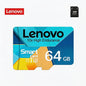 Scheda Micro SD ad alta velocità Lenovo, 1 TB, 512 GB, 256 GB, scheda di memoria TF, classe 10, U3, ad alta velocità, per dash cam, telecamere di sicurezza, droni e telefoni.