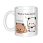 Tazze personalizzate per coppia Bubu Dudu Panda e Brownie Bear Tazza da caffè per tè al latte in ceramica fai-da-te