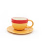 Tazza da caffè e piattino del fumetto Tazze d'acqua a forma di cappello creativo Cosplay Anime Chopper Ace Sabo Tazza in ceramica Piatto da dessert Regali