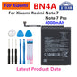 Batteria BN4A BN5W BN5Y BN6C BN71 BM68 BM5R BM5T BN5V BP59 per Xiaomi Redmi Note 7 14 15 Pro Xiaomi 13T Redmi 12 Poco X6 X7 5G