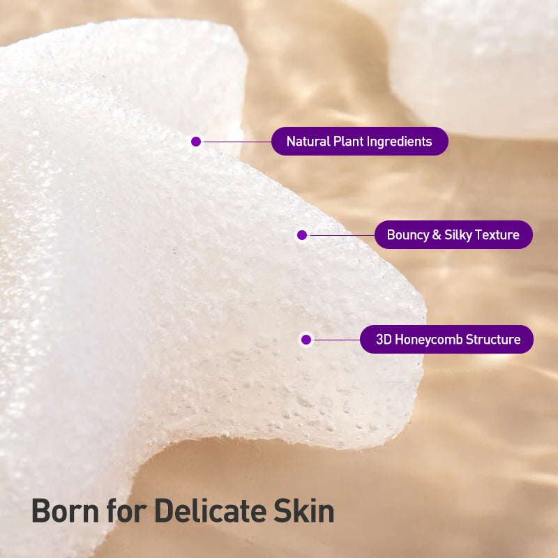 Philips AVENT Spugna da Bagno per Neonati in Konjac, Materiale Vegetale Naturale, Spugna Morbida per la Pulizia della Pelle Delicata dei Neonati