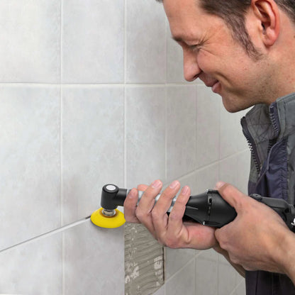 Lucidatrice Elettrica Portatile per Fughe di Piastrelle da 350W, Lucidatrice per Fughe di Piastrelle in Ceramica per Pavimenti, Corridoi e Decorazioni Domestiche
