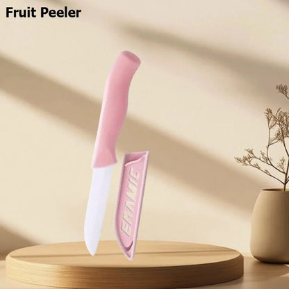 WXCOO Coltello da Sbucciatura da 5 Pollici, Utensile da Cucina per Frutta e Verdura, Coltello Multiuso in Acciaio Inossidabile per Frutta e Cucina