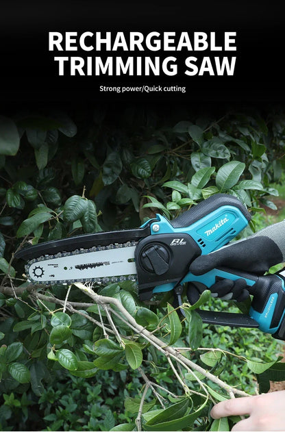 Motosega a Batteria Makita per Lavorazione del Legno, Piccola Sega Elettrica Portatile da 18V con Lama da 6 Pollici, Mini Motosega Portatile