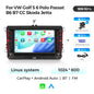 MEKEDE Sistema Multimediale con Navigazione GPS, CarPlay Wireless e Android Auto da 7/9 pollici per Volkswagen Passat B6 B7 Golf 5 6 Polo CC T5 SEAT Altea Toledo Leon Skoda Combi Yeti Superb