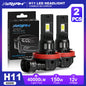 Fari LED XSTORM H11 9005 Canbus 40000LM 150W, Lampadine per Auto H11, Luci LED per Auto HB3, Fari Fendinebbia 6000k 12V