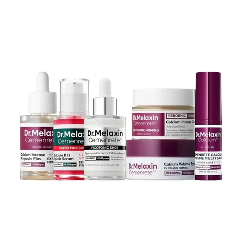 Cemenrete Calcium Volume Multi Balm/Eyephalt Eyebag Cream/Black & White Rice Exfoliating Essence Calcium Ampoule Serum Eye Patch