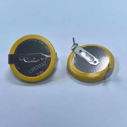 2-50 Pezzi LIR2025 2025 Batteria Ricaricabile con Pin a 90 Gradi per Chiavi Telecomando Auto
