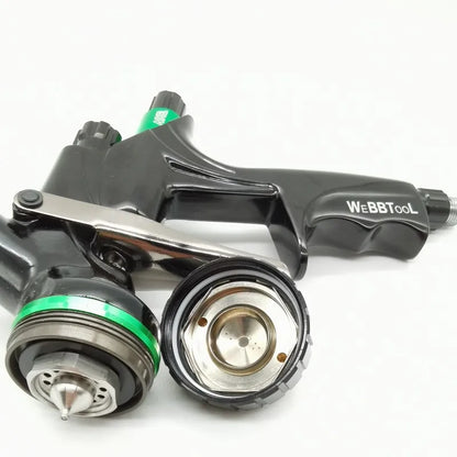 Pistola a spruzzo NVE pistola a spruzzo ad aria con ugello in acciaio inossidabile da 1.3mm per vernice a spruzzo per auto pistola a spruzzo con vernice a base d'acqua aerografo