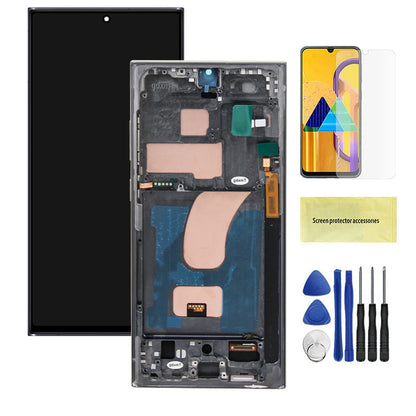 S23 Ultra Assemblea di Schermo per Samsung S23 Ultra S918 SM-S918B SM-S918U Display LCD Touch Screen Digitale Con Sostituzione del Telaio